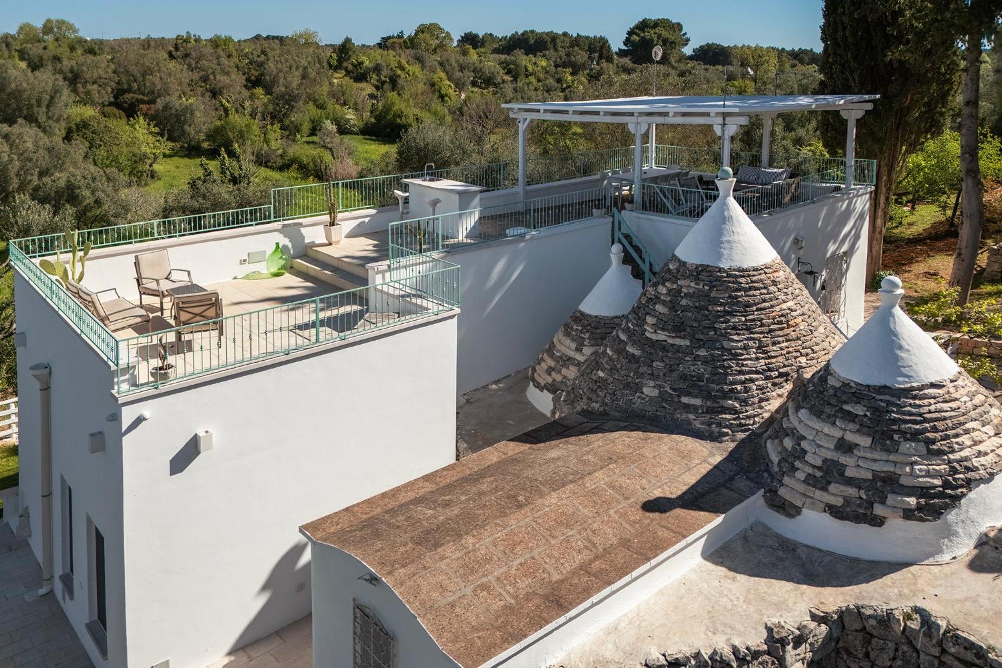 Trullo Turchese Fabiola Villa Ceglie Messapica Buitenkant foto